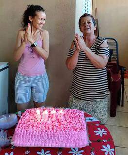 Pela 1ª vez em 48 anos, mãe e filha puderam comemorar aniversário juntas (Foto: Arquivo Pessoal)