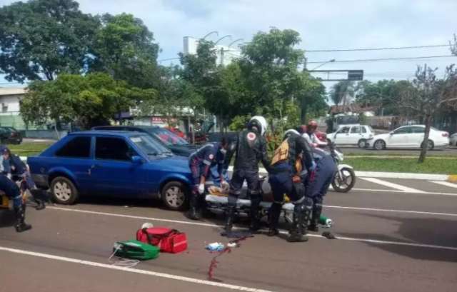 Morre idoso que &quot;voou&quot; de motocicleta em acidente na Afonso Pena