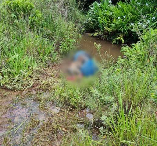 Pescadores encontram corpo concretado dentro de gal&atilde;o, perto de rio