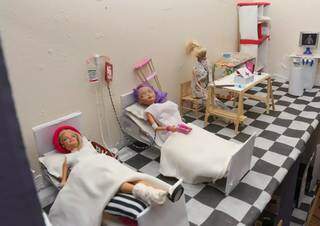 Hospital para as bonecas (Foto: Paulo Francis)