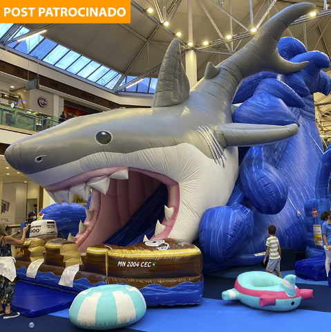 Tubarão gigante invade o melhor lugar para aproveitar o verão em Campo Grande