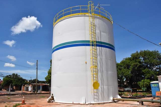 No Aero Rancho, concession&aacute;ria conclui troca do 3&ordm; reservat&oacute;rio de &aacute;gua 