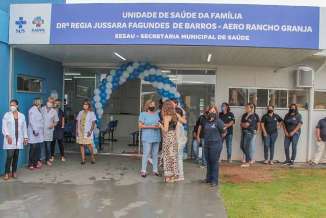 Com investimento de R$ 1,5 milhão, posto de saúde é inaugurado no Aero Rancho 