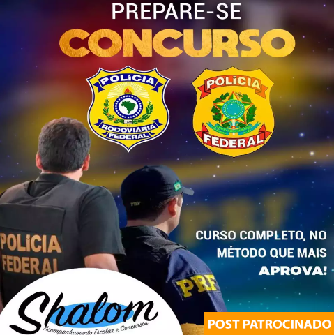 Comece já a sua preparação para a PF e PRF no Shalom