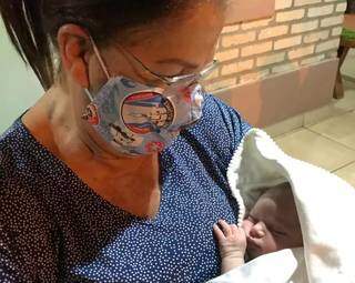 Ana Fátima se tornou avó em 2020. (Foto: Arquivo Pessoal)
