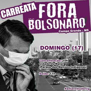 Grupo organiza carreata para protestar contra Bolsonaro neste domingo 