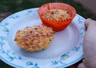 Muffin feito com arroz e aveia (Foto: Arquivo Pessoal)
