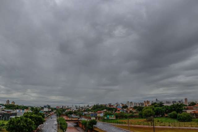 Meteorologia prev&ecirc; mais chuva para MS e m&aacute;xima n&atilde;o passar&aacute; dos 28&deg;C na Capital