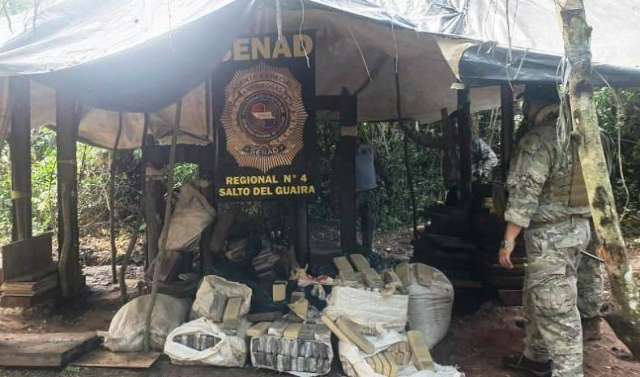 Ag&ecirc;ncia antidrogas elimina cinco toneladas de maconha na fronteira