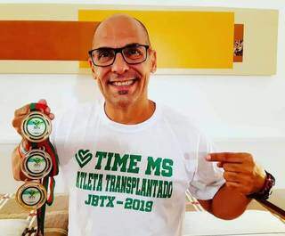 Professor Carlão faz parte do Time Brasil Atletas Transplantados (Foto: Divulgação)