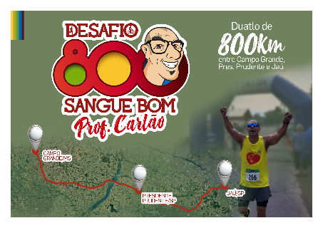 Em Desafio Sangue Bom, Carl&atilde;o ir&aacute; correr e pedalar 800 km