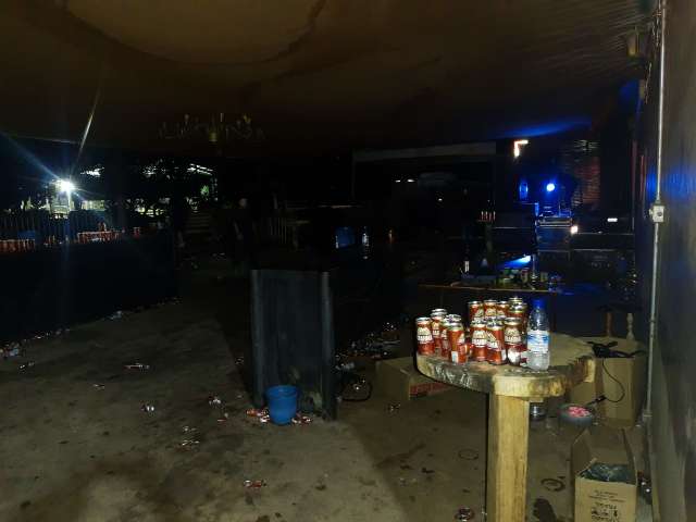 Festa com 300 pessoas no CLC termina com 2 na delegacia