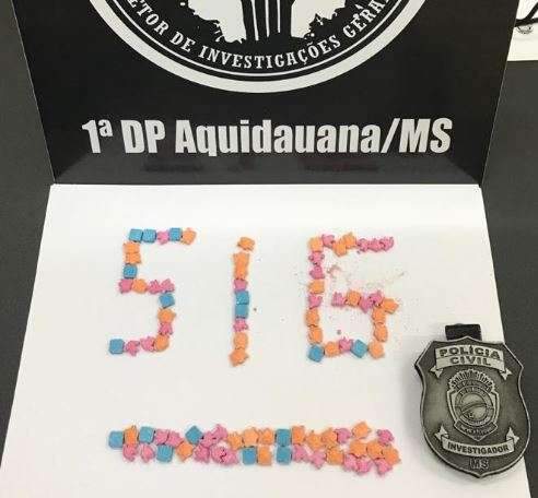 Traficante &eacute; preso com 90 comprimidos de ecstasy enviados pelos Correios 