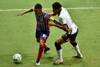 Gregore jogador do Bahia durante partida contra o Corinthians no estádio Fonte Nova pelo campeonato Brasileiro A 2020. (Foto: Estadão Conteúdo) 