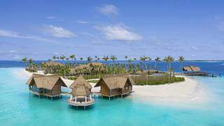 Hotel exclusivo recentemente inaugurado no arquipélago das Maldivas. A diária sai por R$ 435 mil (Foto: Divulgação)