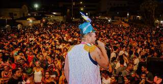 Bloco na Esplanada Ferroviária no Carnaval 2020 (Foto: Vaca Azul)