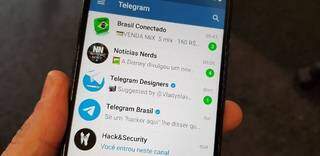Imagem de celular que migrou para o Telegram (Foto: Divulgação)