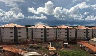 Apartamentos estão em construção no em construção no Condomínio Residencial Jardim Canguru. (Foto: Divulgação)