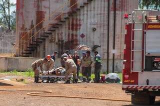 Luiz foi socorrido em estado grave à Santa Casa, mas não resistiu aos ferimentos (Foto: Marcos Maluf)