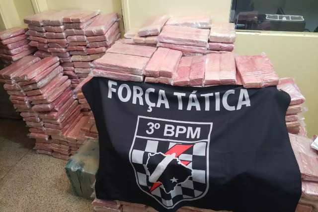 Homem &eacute; preso em flagrante por armazenar droga avaliada em mais de R$ 2 milh&otilde;es