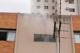 Cachorro &eacute; resgatado durante inc&ecirc;ndio em apartamento 