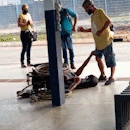 Cadeirante dá "porretada" na cabeça de passageiro no terminal Bandeirantes
