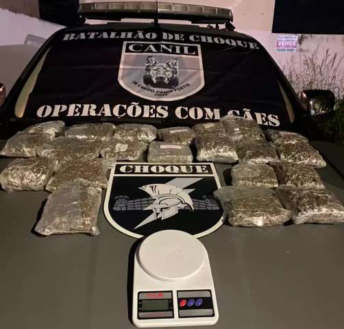 Na rodovi&aacute;ria, mulheres s&atilde;o presas com 5,3 kg de maconha e pistolas