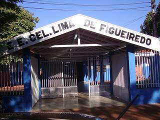 Prédio da escola da Rede Estadual passará por obras (Foto: Divulgação)