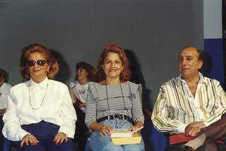 Da esquerda para a direita: Therezinha, Reni e Pedro Chaves (Foto: Arquivo Pessoal)