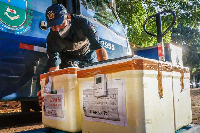 For&ccedil;a-tarefa trabalha para que doses contra covid cheguem ao interior ainda hoje