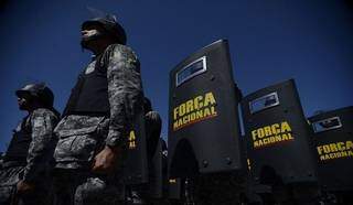 Equipes da Força Nacional reforçam segurança em MS, a pedido do governo (Foto: Fábio Rodrigues Pozzebom/Agência Brasil)