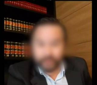 Advogado em um dos vídeos gravados em seu perfil profissional. (Foto: Reprodução/Instagram)