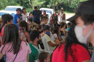 Evento reuniu 300 pessoas neste domingo no Parque do Sóter. (Foto:Henrique Kawaminami)
