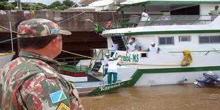 Fiscalização da PMA continua nos rios de MS para coibir ilegalidades (Foto/Divulgação)