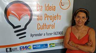 Iara Vieira é a idealizadora das oficinas (Foto: Raquel de Souza)