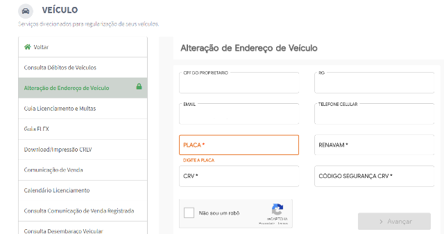 Para agilizar processos, Detran permite atualiza&ccedil;&atilde;o de endere&ccedil;o via internet