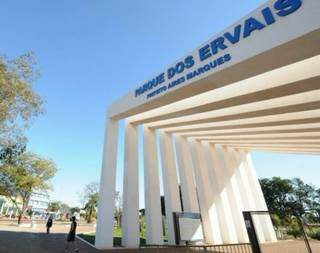 Parque dos Ervais é o maior do interior de Mato Grosso do Sul (Foto: Divulgação/Prefeitura de Ponta Porã)