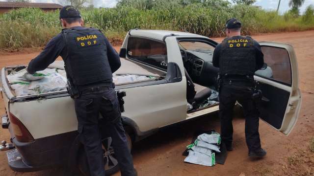 Carro &eacute; apreendido carregado com agrot&oacute;xicos estimados em R$ 1,5 milh&atilde;o