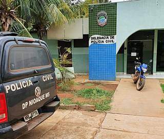 O caso aconteceu dentro da Delegacia de Polícia Civil de Nioaque. (Foto: PCMS)