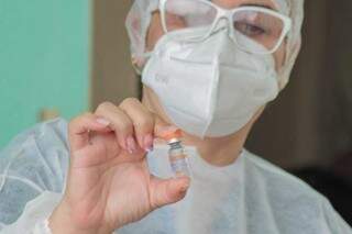 Laboratório testa uso pediátrico de vacina contra covid-19. (Foto: Arquivo CG News - Marcos Maluf)