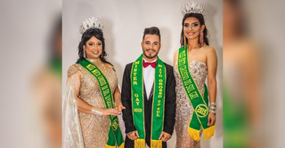 Da esquerda para a direita, Ashley, Rodrigo e Luanna são os misses da edição 2019 da competição (Foto: Arquivo Pessoal)