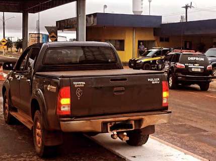 Quadrilha é presa levando para o Paraguai Hilux roubada em Fátima do Sul