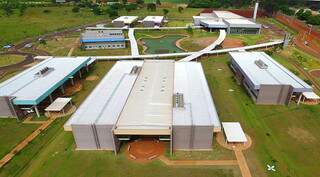 Vista aérea do campus da Uems, em Campo Grande. (Foto: Divulgação) 