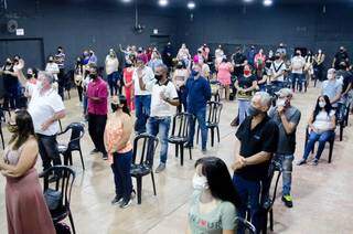 Fieis lotam Igreja Nova Redenção da Fé, em Ponta Porã, para ouvir vereador ministrar (Foto Divulgação)