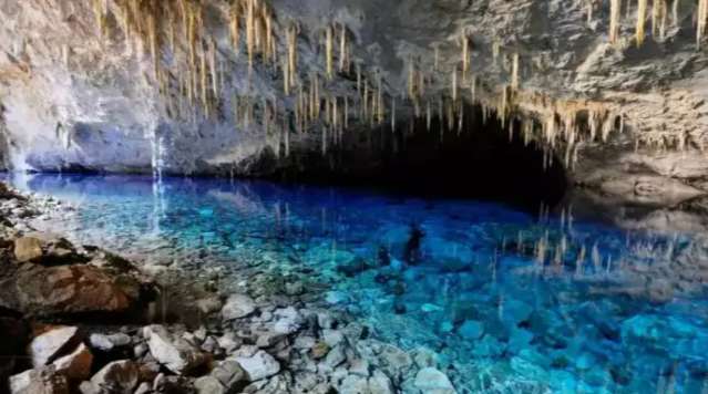 Visita&ccedil;&atilde;o &agrave; Gruta do Lago Azul ser&aacute; feita por grupos de at&eacute; 10 pessoas