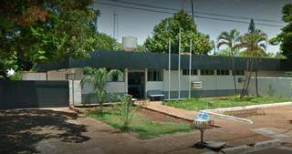Fachada da delegacia do municipio de Maracaju.(Foto: Google Streat View)