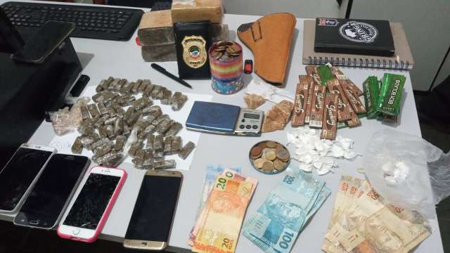 Dois s&atilde;o presos por tr&aacute;fico de drogas e lavagem de dinheiro no com&eacute;rcio