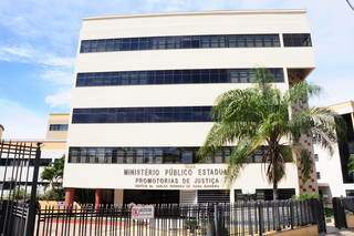 Prédio do Ministério Público na Rua da Paz, em Campo Grande. (Foto: Paulo Francis)