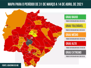 A partir de hoje, toque de recolher varia conforme grau de risco nas cidades