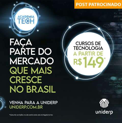 Academia de Tecnologia Uniderp com cursos a partir de R$ 149